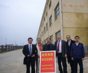 阿尔巴尼亚客户来公司