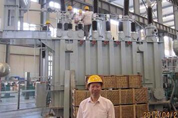 塔吉克斯坦客户来公司验收2x50MVA/110KV变电站全套设备